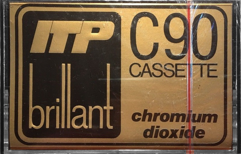 Compact Cassette ITP 90 "Brilliant" Type II Chrome Germany