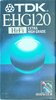VHS, Video Home System TDK E-HG 120 "E-120EHGEH" Type I Normal 1994 Europe