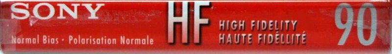 Compact Cassette Sony HF 90 "C-90HFL" Type I Normal 2001 North America