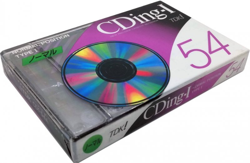 Compact Cassette TDK CDing 1 54 "CD1-54A" Type I Normal 1993 Japan