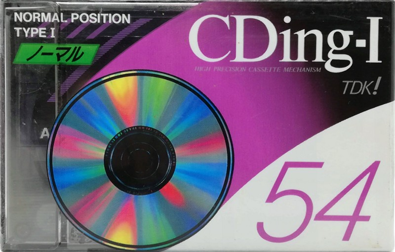 Compact Cassette TDK CDing 1 54 "CD1-54A" Type I Normal 1993 Japan