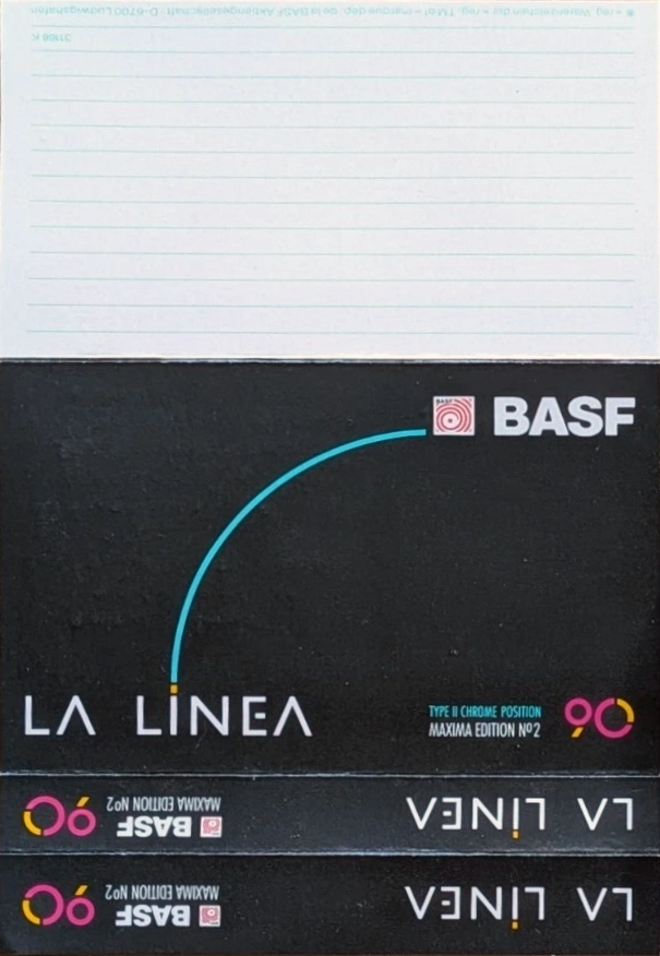 Compact Cassette BASF Chrome Maxima II 90 "Maxima Edition №2 La Linea" Type II Chrome 1991 Europe