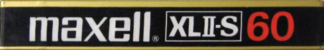 Compact Cassette Maxell XLII-S 60 Type II Chrome 1980 Europe