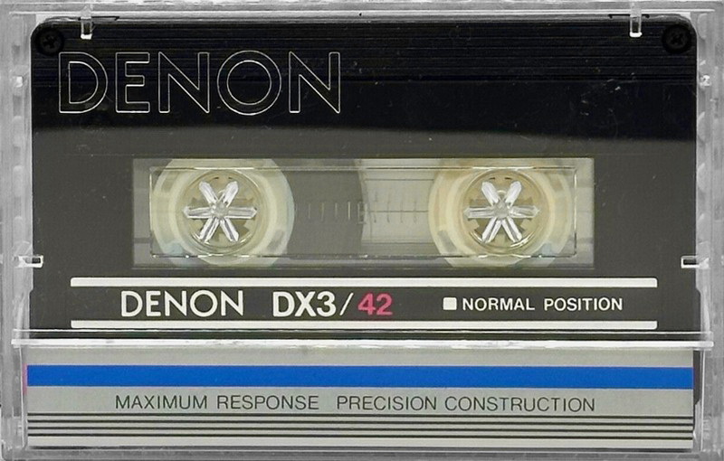Compact Cassette Denon DX3 42 Type I Normal 1981 Japan