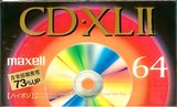 Compact Cassette Maxell CD-XL 64 "CDXL2-64" Type II Chrome 1992 Japan