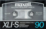 Compact Cassette Maxell XLI-S 90 Type I Normal 1986 Japan