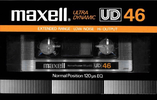 Compact Cassette Maxell UD 46 Type I Normal 1982 Japan