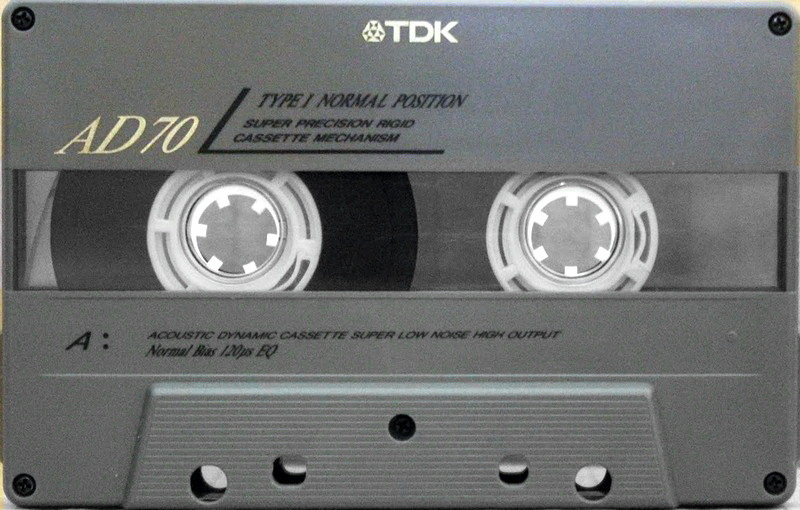 Compact Cassette TDK AD 70 "AD-70R" Type I Normal 1991 Japan