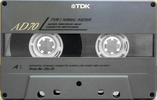 Compact Cassette TDK AD 70 "AD-70R" Type I Normal 1991 Japan