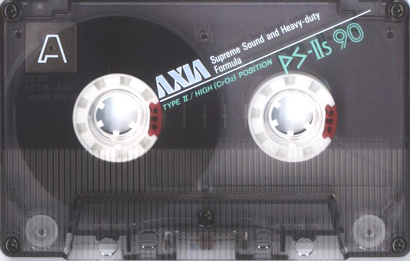 Compact Cassette AXIA PS-IIs 90 Type II Chrome 1987 Japan