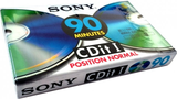 Compact Cassette Sony CDit I 90 "C-90CDIT1A" Type I Normal 1992 Europe
