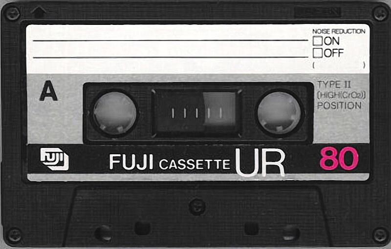 Compact Cassette Fuji UR 80 Type II Chrome 1980 Japan