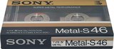 Compact Cassette Sony Metal-S 46 Type IV Metal 1986 Japan