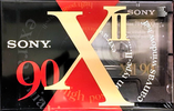 Compact Cassette Sony XII 90 "C-90X2A" Type II Chrome 1993 Japan