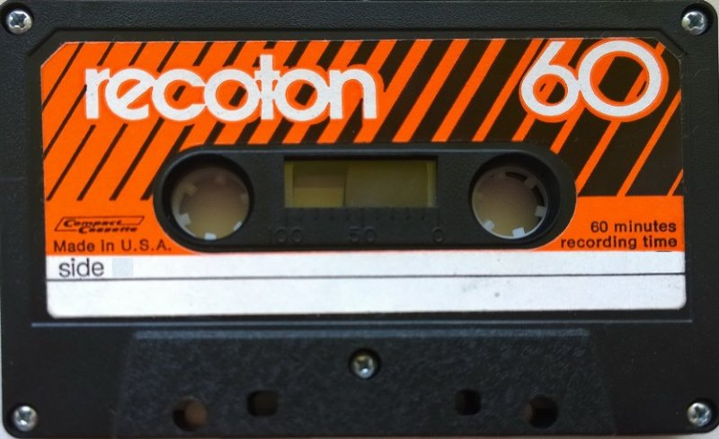 Compact Cassette Recoton 60 Type I Normal 1981 USA