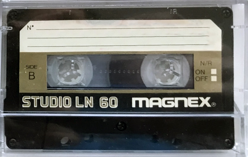 Compact Cassette Magnex Studio LN 60 Type I Normal 1981 Europe