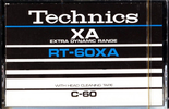 Compact Cassette Technics XA 60 "RT-60XA" Type I Normal 1977 Japan