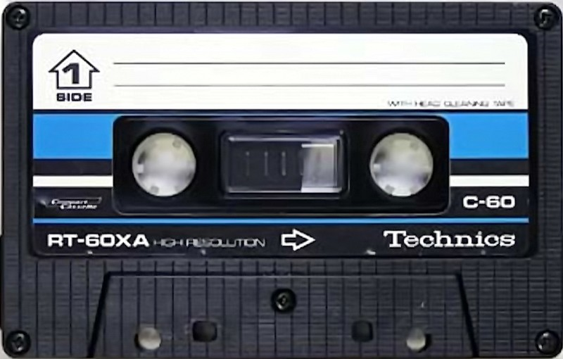 Compact Cassette Technics XA 60 "RT-60XA" Type I Normal 1977 Japan