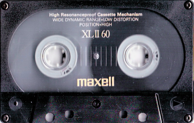 Compact Cassette Maxell XLII 60 Type II Chrome 1986 Europe
