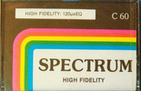 Compact Cassette Spectrum 60 Type I Normal Hong Kong