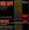 Compact Cassette Vox-Tape UHF 60 Type I Normal Yugoslavia