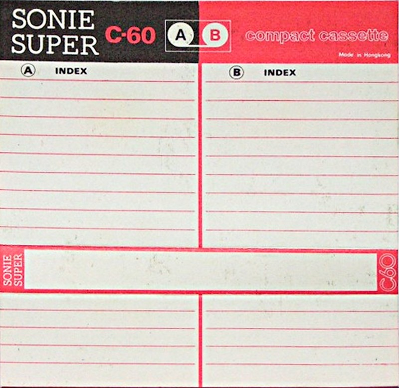 Compact Cassette Sonie Super 60 Type I Normal Hong Kong