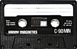 Compact Cassette Hanny Magnetics 90 "EHE" Type I Normal Hong Kong