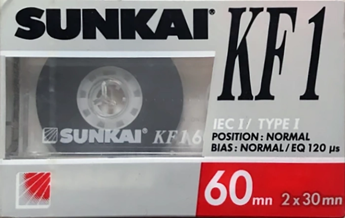 Compact Cassette Sunkai KF 1 60 Type I Normal 1988 Europe