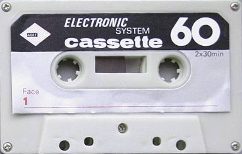 Compact Cassette AGEF 60 "Electronic System" Type I Normal 1980 France
