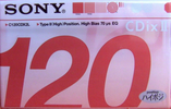 Compact Cassette Sony CDix II 120 "C120CDX2L" Type II Chrome 2001 Japan