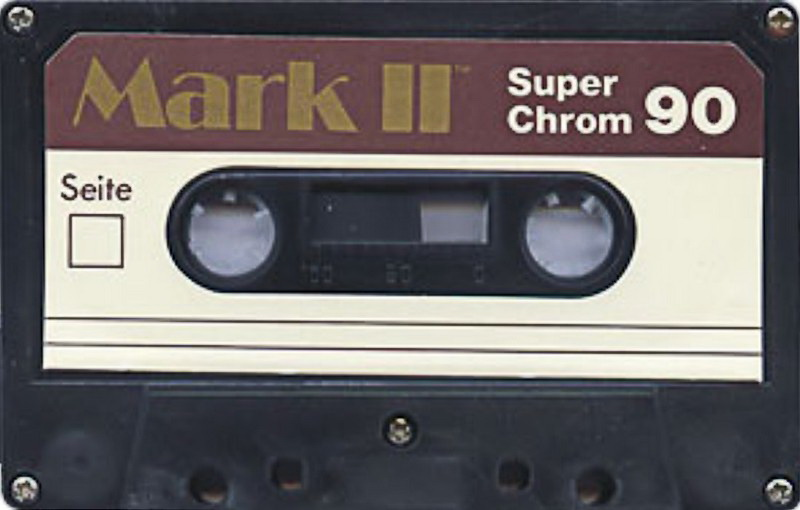 Compact Cassette Mark II Super Chrom 90 Type II Chrome 1982 Germany