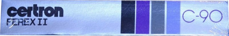 Compact Cassette Certron Ferex II 90 Type II Chrome 1980 Mexico