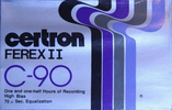Compact Cassette Certron Ferex II 90 Type II Chrome 1980 Mexico