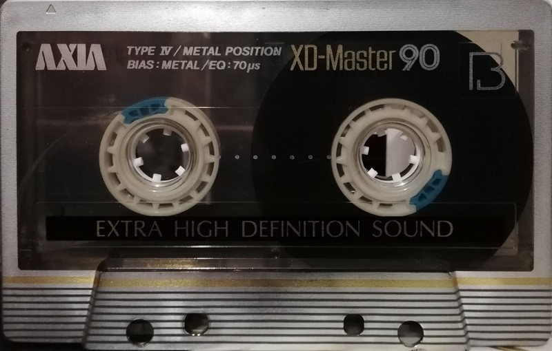 Compact Cassette AXIA Master 90 "XD" Type IV Metal 1985 Japan