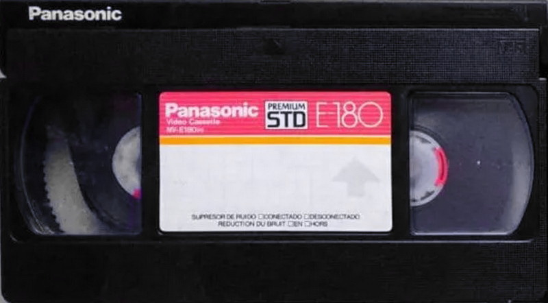 VHS, Video Home System Panasonic Premium STD 180 "NV-E180 PS" Type I Normal 1986 Europe