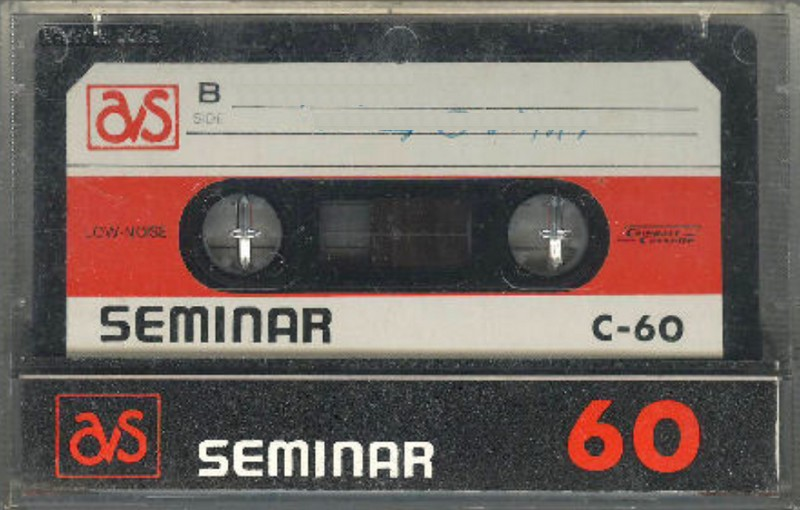 Compact Cassette AVS Seminar 60 Type I Normal 1973 Japan