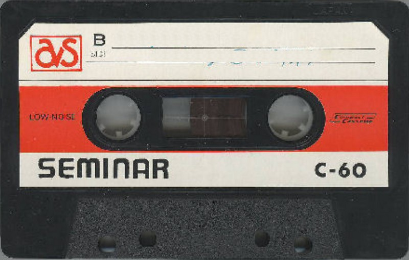 Compact Cassette AVS Seminar 60 Type I Normal 1973 Japan