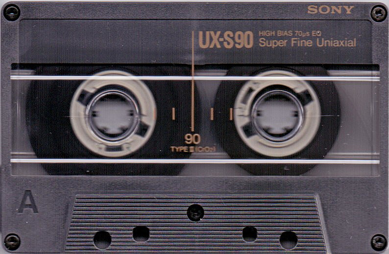 Compact Cassette Sony UX-S 90 Type II Chrome 1988 Europe