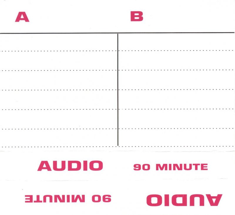 Compact Cassette Walmart Conductor 90 Type I Normal 1995 USA
