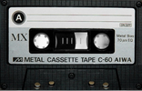 Compact Cassette Aiwa MX 60 Type IV Metal 1979 Japan