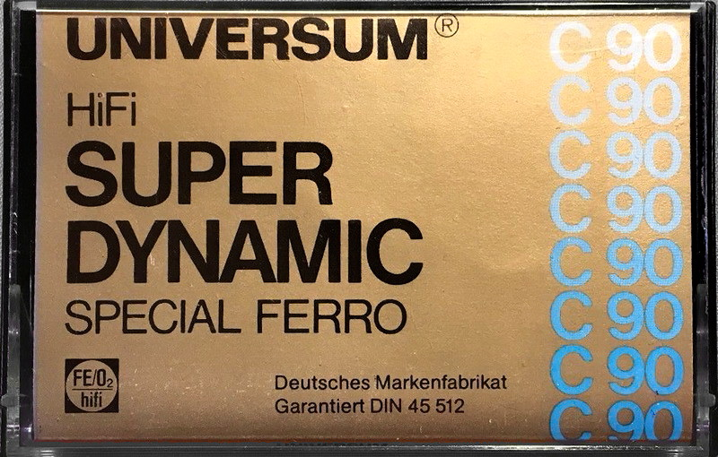 Compact Cassette Universum Super Dynamic 90 Type I Normal 1979 Europe