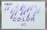 Compact Cassette Smat Color 40 Type I Normal 1986 South Korea