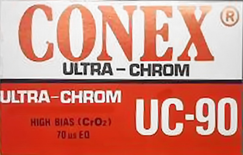 Compact Cassette Conex 90 "Ultra-Chrom" Type II Chrome Taiwan