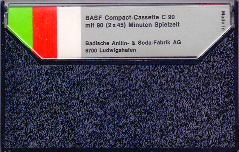 Compact Cassette BASF LH 90 Type I Normal 1971 Europe