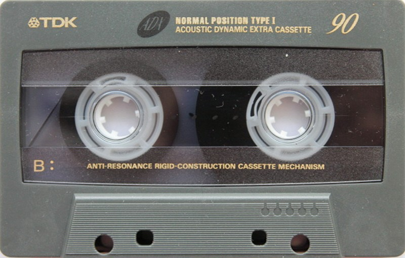 Compact Cassette TDK AD-X 90 "AD-X90A" Type I Normal 1992 Japan