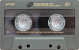 Compact Cassette TDK AD-X 90 "AD-X90A" Type I Normal 1992 Japan