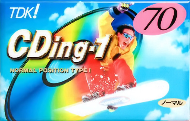 Compact Cassette TDK CDing 1 70 "CD1-70K" Type I Normal 1997 Japan