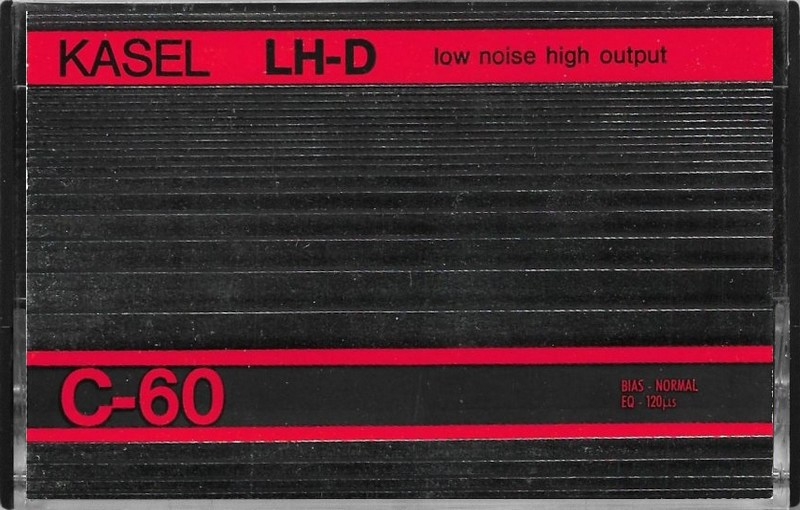 Compact Cassette Kasel 60 "LH-D" Type I Normal Yugoslavia
