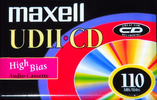 Compact Cassette Maxell UDII-CD 110 Type II Chrome 1996 North America