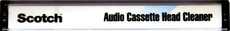 Compact Cassette Scotch Cleaning Cassette 1994 North America